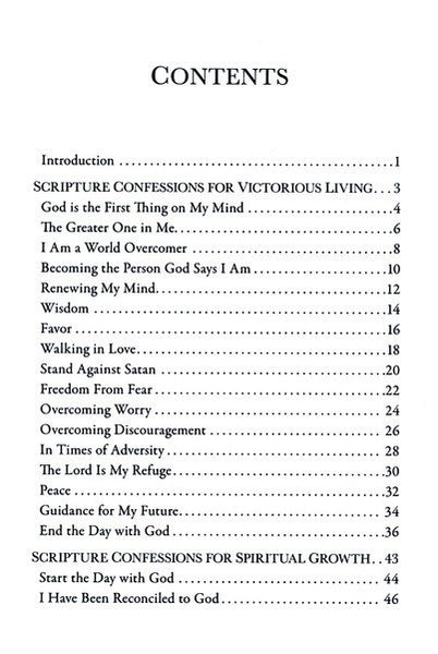 Scripture Confessions Collection