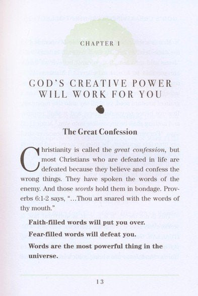 God's Creative Power Gift Collection: Victorious Living Through Speaking God’s Promises