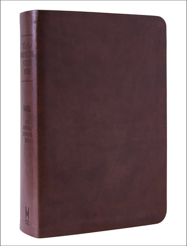 NASB New Inductive Study Bible-Brown Milano Softone