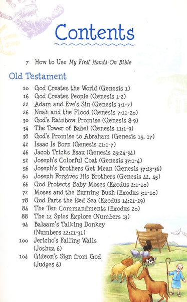 My First Hands-On Bible (NLT)