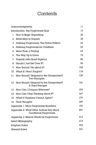 Unpacking Forgiveness: Biblical Answers for Complex Questions and Deep Wounds