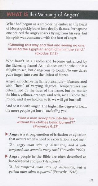 Anger: Facing the Fire Within (Hope for the Heart)