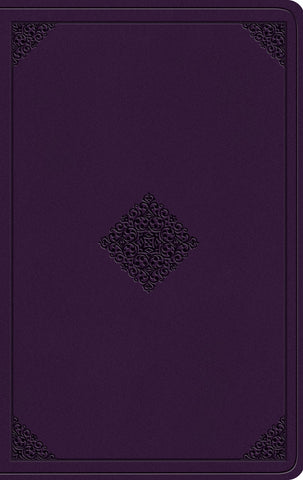 ESV Value Thinline Bible-Lavender Ornament Design TruTone