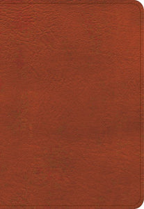 KJV Large Print Compact Reference Bible-Burnt Sienna LeatherTouch