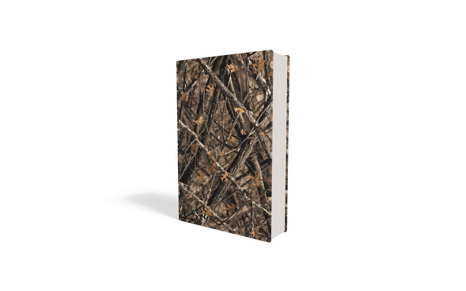 NIV Outdoorsman Bible-Lost Camo Edition (Comfort Print)-Woods Print Camo Leathersoft