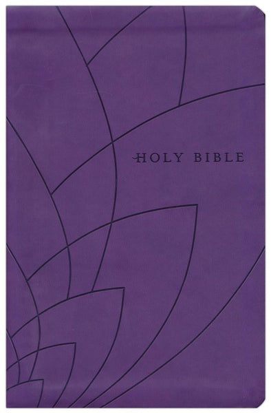 NLT Premium Gift Bible: Purple Petals (LeatherLike Edition) | Book Introductions, Dictionary/Concordance, Durable Binding