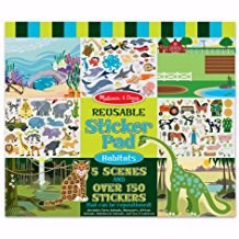 Reusable Sticker Pad: Habitats (Ages 4+)