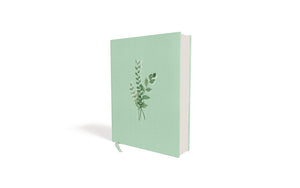 NIV Journal The Word Bible Double-Column (Comfort Print)-Teal Cloth Over Board