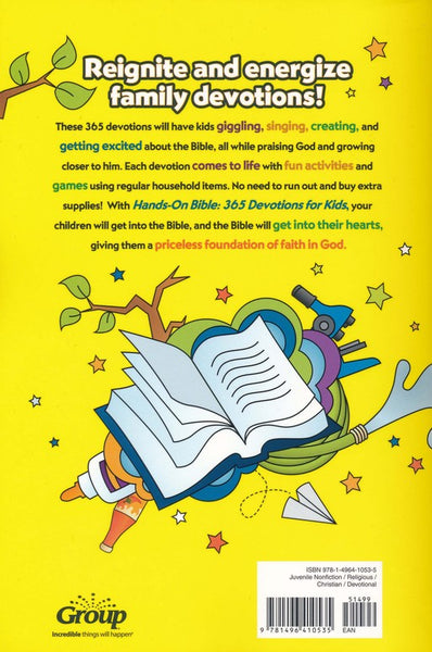 Hands-On Bible: 365 Devotions for Kids