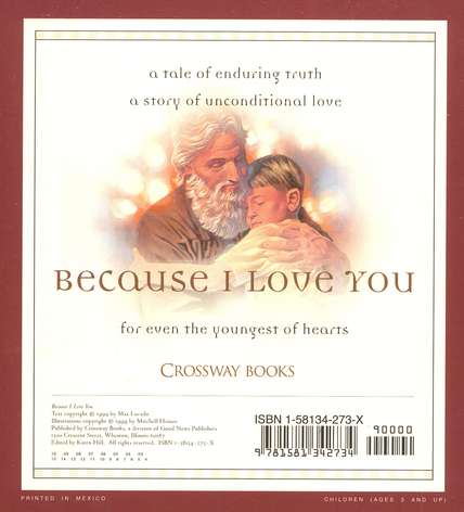 Because I Love You: A Touching Tale of God's Love and Protection by Max Lucado (Board Book)