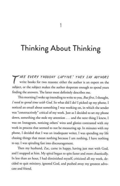 Get Out of Your Head: Stopping the Spiral of Toxic Thoughts by Jennie Allen - Transform Your Mind and Life (Hardcover Edition)