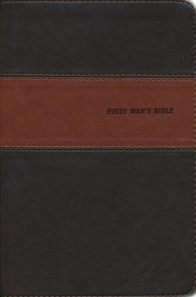 NIV Every Man's Bible-Deluxe Heritage Edition-Brown/Tan TuTone Indexed