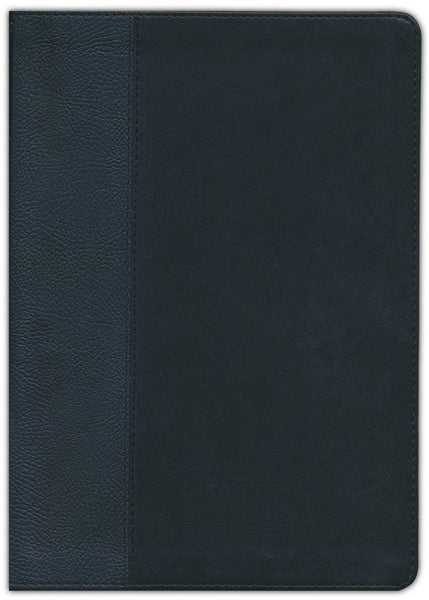 NLT Life Application Study Bible/Large Print (Third Edition) (RL)-Black/Onyx LeatherLike Indexed