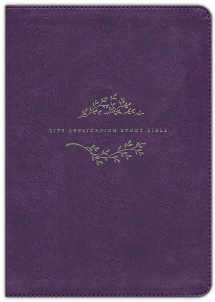 KJV Life Application Study Bible/Large Print (Third Edition)-RL-Purple Leatherlike Indexed