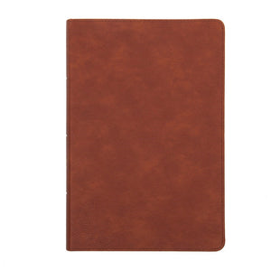 NASB 2020 Giant Print Reference Bible-Burnt Sienna LeatherTouch Indexed