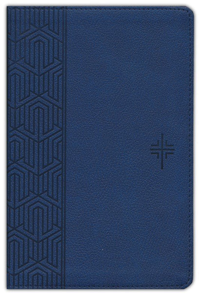 NLT Premium Gift Bible-Blue LeatherLike