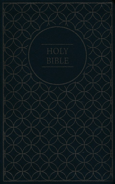 NIV Value Thinline Bible (Comfort Print) - Charcoal/Black Leathersoft