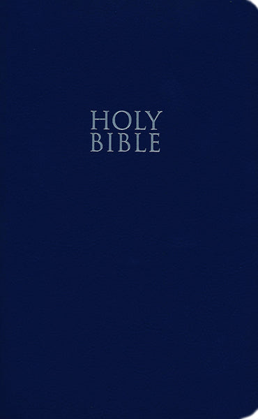 NIV Gift & Award Bible (Comfort Print)-Blue Leather-Look