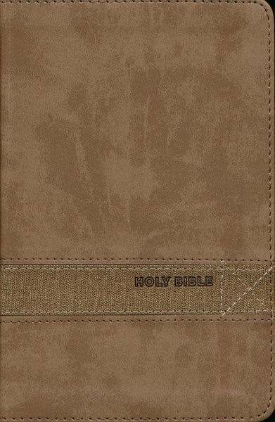 NIV Teen Study Bible/Compact (Comfort Print)-Brown Leathersoft