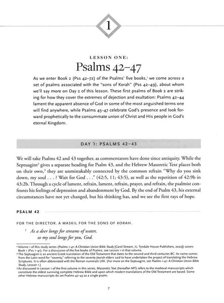 Psalms 42-89: A Christian Union Bible Study (Christian Union Bible Studies) - In-Depth Scripture Learning with Exegetical Focus and Practical Application