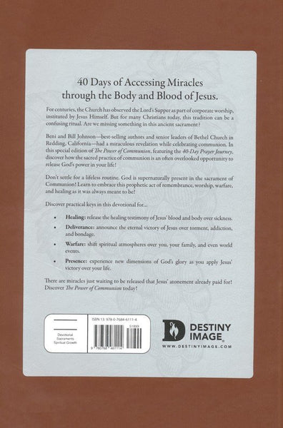 The Power of Communion with 40-Day Prayer Journey (Leather Gift Version)