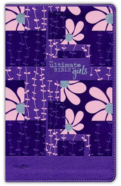 NIV Ultimate Bible For Girls (Faithgirlz Edition)-Purple Leathersoft