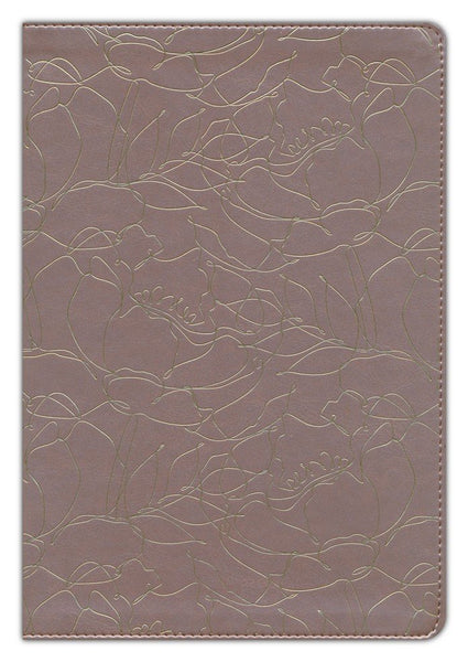 NLT Super Giant Print Bible/Filament Enabled Edition-Blush Floral LeatherLike