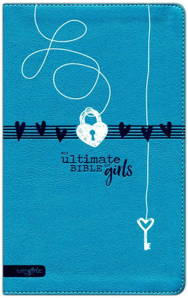 NIV Ultimate Bible For Girls (Faithgirlz Edition)-Teal Leathersoft Indexed