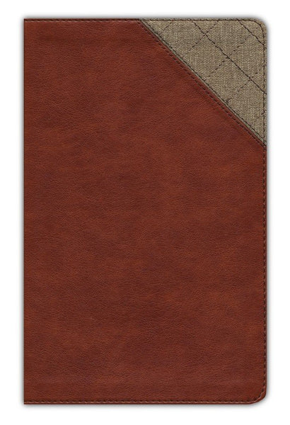 NIV Thinline Bible (Comfort Print)-Brown Leathersoft