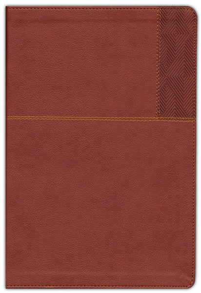 NIV Thinline Reference Bible/Large Print (Comfort Print)-Brown Leathersoft