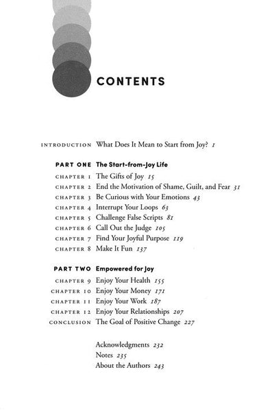 Start from Joy: Trade Shame, Guilt, and Fear for Lasting Change, a Lighter Spirit, and a More Fulfilling Life