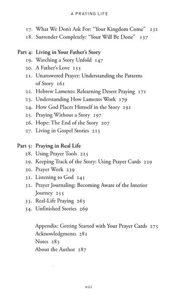 A Praying Life by Miller Paul E