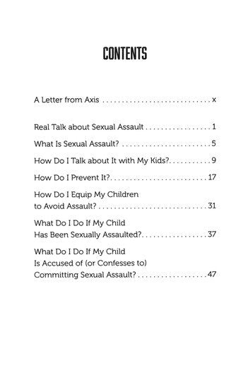 A Parent’s Guide to Sexual Assault: Connecting Parents, Teens & Jesus in a Disconnected World