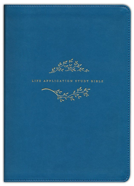 KJV Life Application Study Bible/Large Print (Third Edition)-Teal Blue LeatherLike