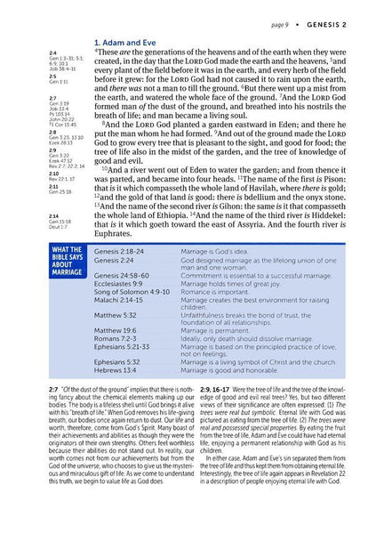 KJV Life Application Study Bible/Large Print (Third Edition)-Teal Blue LeatherLike