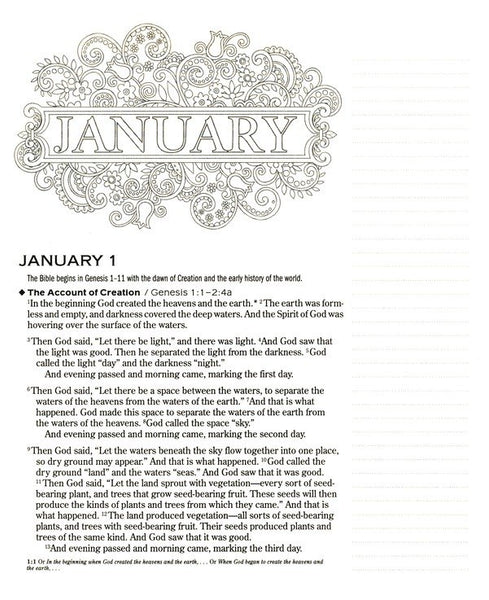 NLT The One Year Chronological Bible Expressions-Imperial Purple LeatherLike