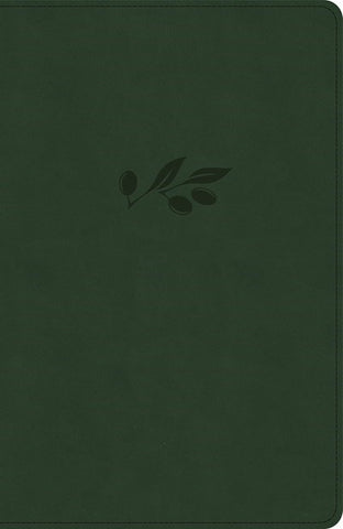 KJV Thinline Bible-Olive LeatherTouch