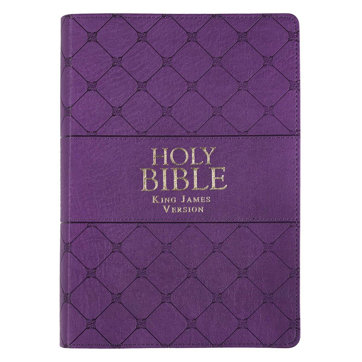 KJV Super Giant Print Bible-Purple Faux Leather