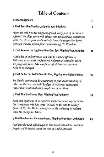 Power of Spiritual Alignment: Living According to the Seven Firsts of Jesus