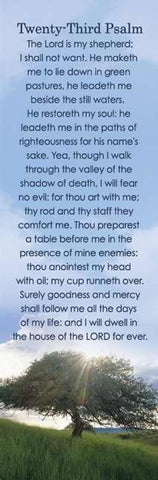 Bookmark-Twenty-Third Psalm (Pack Of 25)