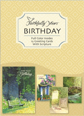 Card-Boxed-Birthday-Wishing Well (Box Of 12)