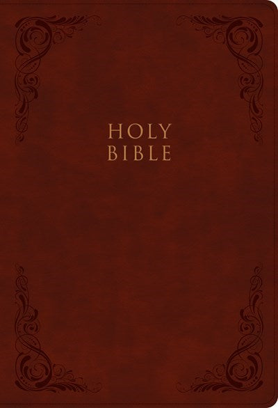 KJV Super Giant Print Reference Bible, Burgundy LeatherTouch, Red Letter, Pure Cambridge Text, Presentation Page, Cross-References, Full-Color Maps, Easy-to-Read Bible MCM Type