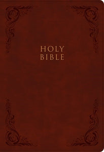 KJV Super Giant Print Reference Bible, Burgundy LeatherTouch, Red Letter, Pure Cambridge Text, Presentation Page, Cross-References, Full-Color Maps, Easy-to-Read Bible MCM Type