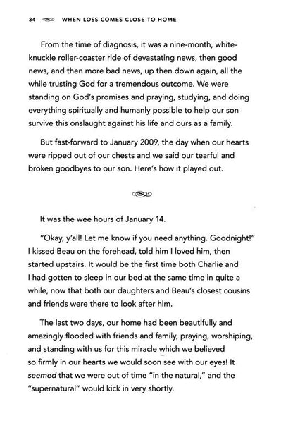 When Loss Comes Close to Home: Finding Hope to Carry On When Death Turns Your World Upside Down by Charlie and Jill LeBlanc