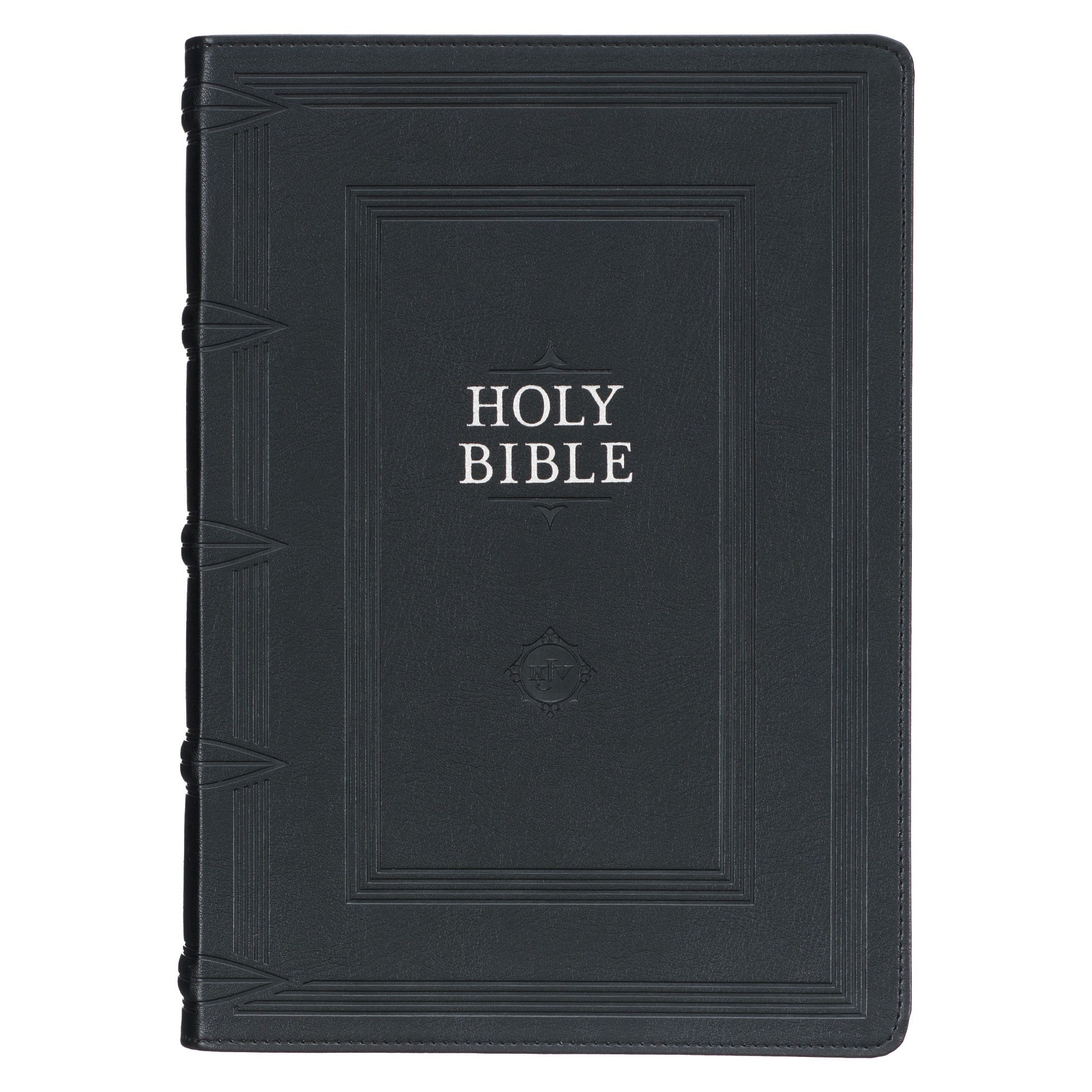 KJV Study Bible-Black Faux Leather Indexed