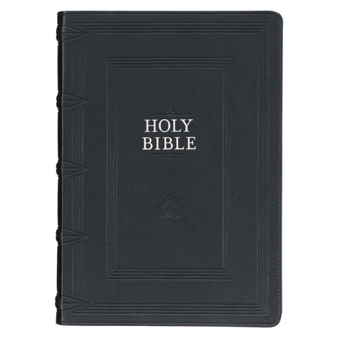 KJV Study Bible-Black Faux Leather Indexed