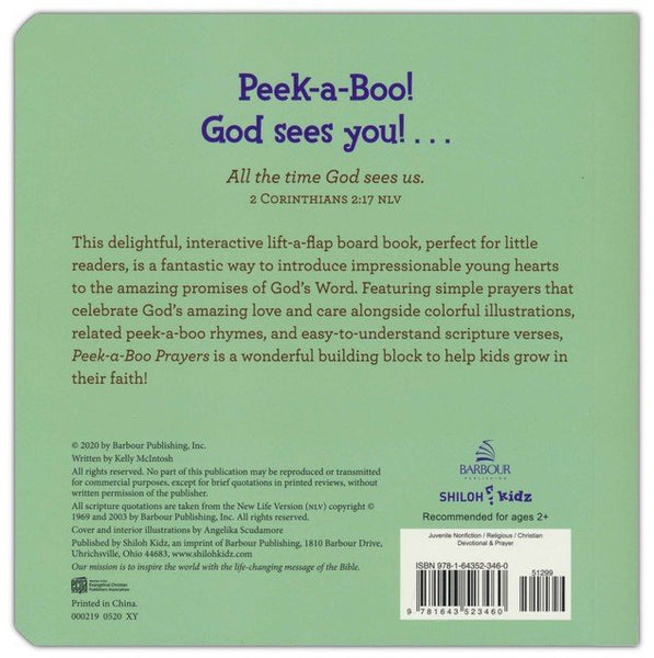 Peek-a-Boo Prayers: A Rhyming Lift-a-Flap Book for Kids