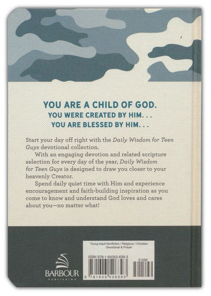 Daily Wisdom for Teen Guys: Devotional Collection