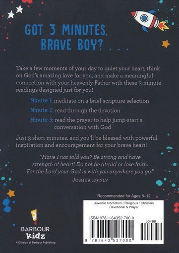 3-Minute Devotions For Brave Boys