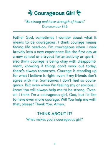 3-Minute Prayers for Courageous Girls